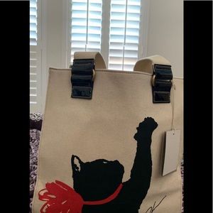 Milu Black Cat Tote Handbag Jason Wu Target 20th